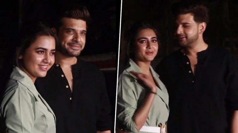 Karan Kundrra And Tejasswi Prakash Radiate Love As They Pose Together For Paparazzi (Watch Video)