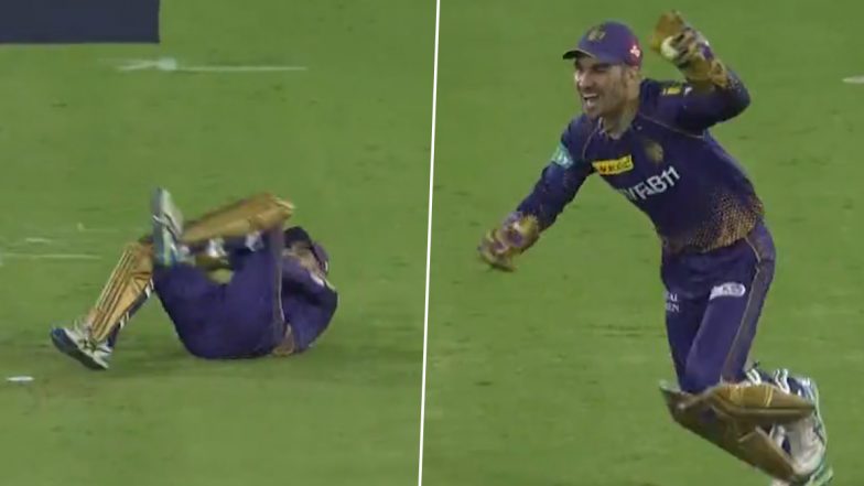 Stunner! Rahmanullah Gurbaz Pulls Off Sensational Catch To Dismiss Marco Jansen During SRH vs KKR IPL 2023 Match (Watch Video)