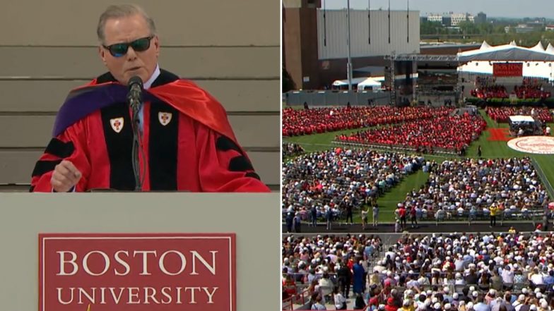 Warner Bros Discovery CEO David Zaslav's Speech at Boston University Gets Interrupted by a 'Pay Your Writers' Chant Amidst the Ongoing WGA Strike (Watch Video)