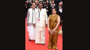 Cannes 2023: Union Minister L Murugan Poses With The Elephant Whisperers Producer Guneet Monga (View Pic)