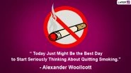 World No Tobacco Day 2023: Greetings, Slogans and Wishes That Will Encourage People To Avoid Tobacco Consumption