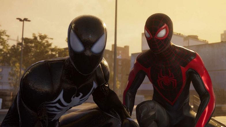 Spider-Man 2 Gameplay: Black Suit Spidey, Kraven, Lizard and More Revealed in New Promo for Insomniac's Next PlayStation Exclusive! (Watch Video)