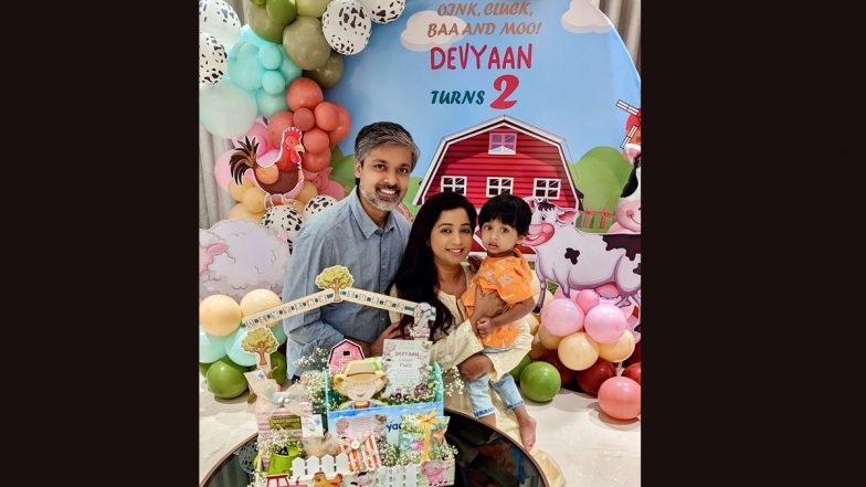 Shreya Ghoshal Celebrates Son Devyaan's Second Birthday, Shares Adorable Post (View Pics