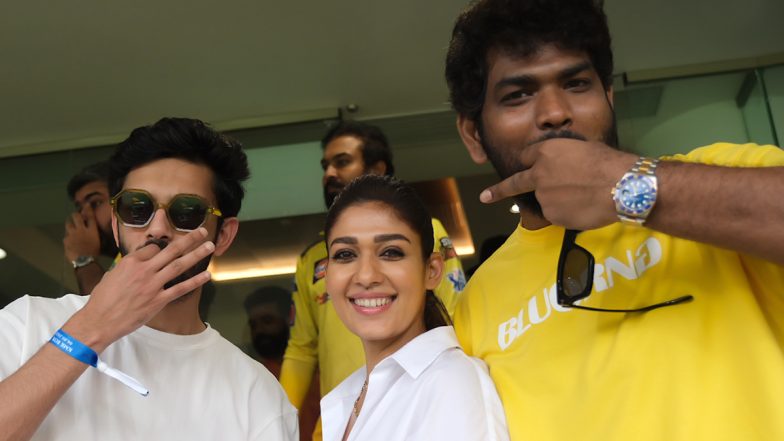 IPL 2023: Nayanthara, Vignesh Shivan and Dhanush Attend Chennai Super Kings vs Mumbai Indian Match