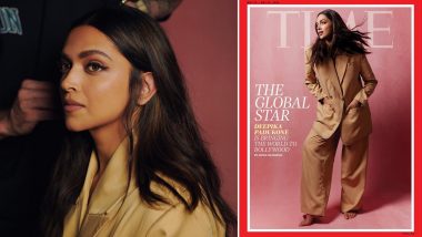 Deepika Padukone Is the Perfect Boss Lady As She Poses for Time Magazine’s Cover Page in Pantsuit (View Pics and Video)