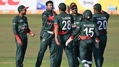 AFG 245 All Out in 44.3 Overs (Target 335) | Bangladesh vs Afghanistan Highlights of Asia Cup 2023: Tigers Register Comprehensive 89-Run Victory, Stay Alive in Super Four Race