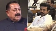 Ram Charan Needs No Introduction Says Jitendra Singh Minister of State Science & Technology, Jokes &lsquo;People Come to See Us Because We Are Besides Him&rsquo;