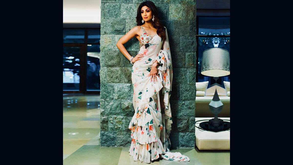 Ruffled Saree Style Guide: From Shilpa Shetty To Kangana Ranaut, See ...