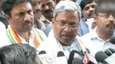 Karnataka Election Results 2023: Siddaramaiah Wins From Varuna Constituency by Margin of 46,006 Votes, Becomes MLA for Ninth Time (Watch Video)