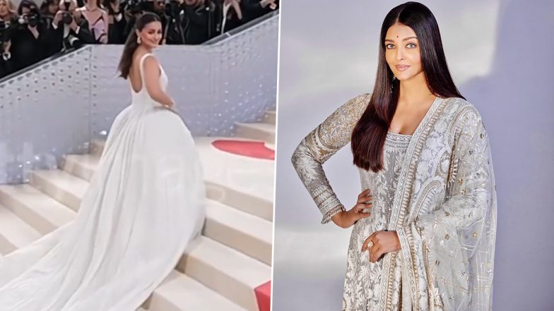Aishwarya Full Xxx - Met Gala 2023: Alia Bhatt Gets Mistaken for Aishwarya Rai Bachchan by Paps  on the Red Carpet | LatestLY