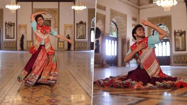 Man Wears Ghagra, Dances Gracefully to 'Mere Dholna' Inside a Magnificent Palace; Dance Video Goes Viral