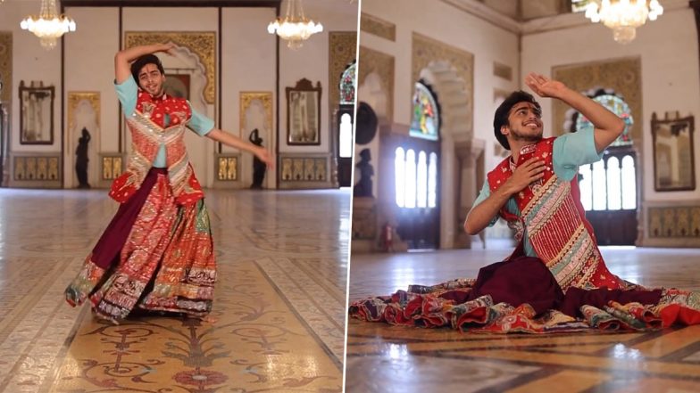 Man Wears Ghagra, Dances Gracefully to 'Mere Dholna' Inside a Magnificent Palace; Dance Video Goes Viral