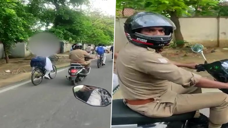 UP Police Head Constable Stalks, Harasses Schoolgirl; Suspended After Video Goes Viral