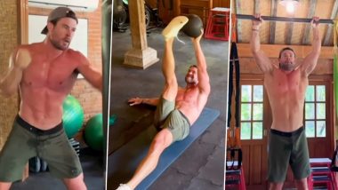 Chris Hemsworth’s Latest Workout Video Exposes More Than Just His Abs, Netizens React Saying They Can See ‘Thor’s Hammer’ - Watch