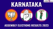 Karnataka Election Result 2023 Today: BJP &lsquo;Confident&rsquo; of Winning Majority Ahead of Counting of Votes; Congress Says Will See After Results