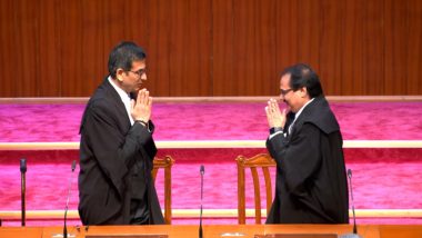 Two New Judges for Supreme Court: CJI DY Chandrachud Administers Oath of Office to Justice Prashant Kumar Mishra, Senior Advocate Kalpathy Venkataraman Viswanathan