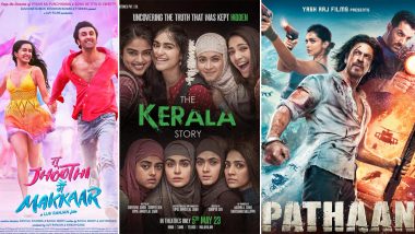 The Kerala Story Enters Rs 100 Crore Club at Box Office: From Shah Rukh Khan’s Pathaan to Ranbir Kapoor’s TJMM, Adah Sharma’s Film Joins These Hindi Movies in the Elite Club in 2023!