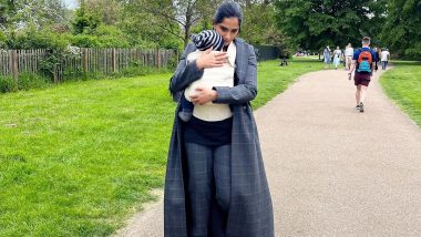 Sonam Kapoor Takes on Mommy Duty as Anand Ahuja Shares Adorable Post of Their Park Stroll (View Pic)