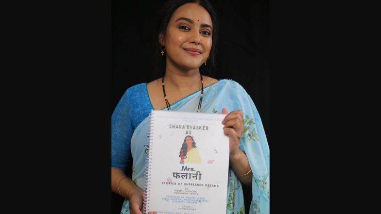 Mrs Falani: Swara Bhasker Wraps Up Shooting of Manish Kishore's Directorial