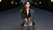 BLACKPINK's Lisa Strikes a Pose in Striped Black and Silver Pantsuit, Check Stylish Pictures of K-Pop Star