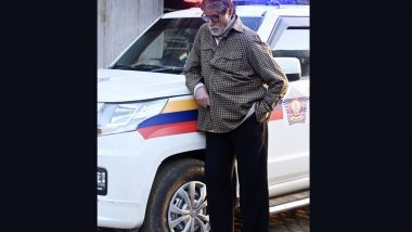 Amitabh Bachchan Posts Pic Standing Besides a Police Vehicle, the Photo and 'Arrested' Caption Leave Us Intrigued!