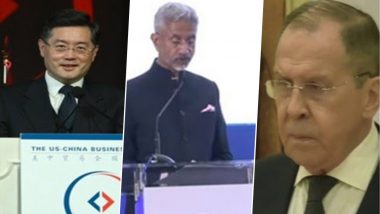 SCO Summit 2023: EAM S Jaishankar To Meet Chinese Foreign Minister Qin Gang, Russian Counterparts Sergey Lavrov in Goa Today
