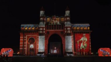 G20 Delegates Witness Chhatrapati Shivaji Maharaj’s Journey Through Digital Sound and Light Show at Mumbai’s Gateway of India (Watch Video)