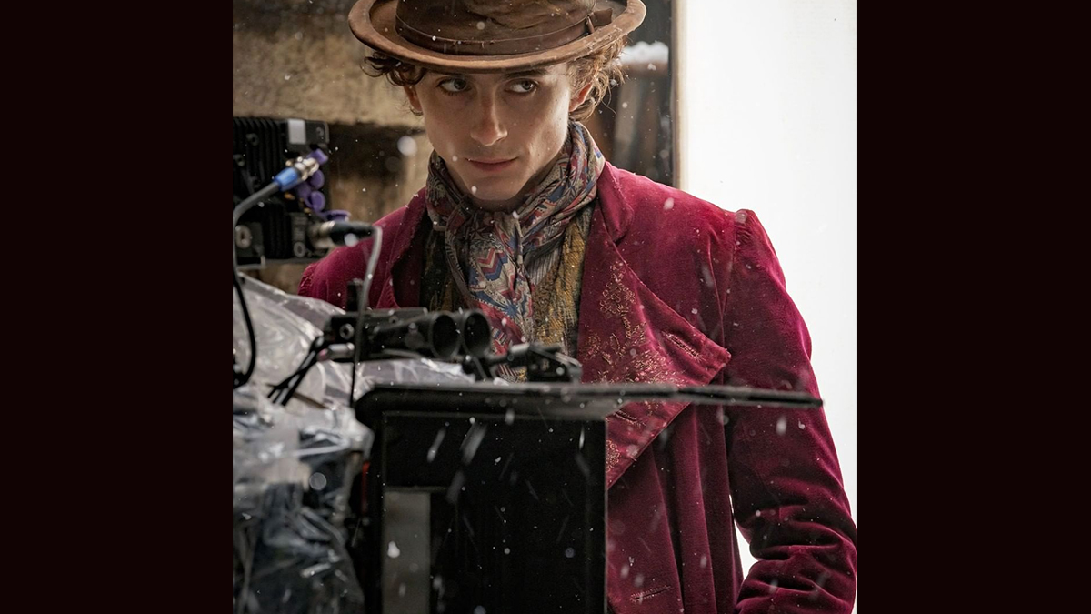 Timothee Chalamet Shares His First Look as Willy Wonka From Upcoming  Prequel Film 'Wonka' (View Pic)