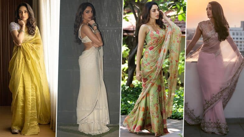 सोभिता धूलिपाला के 5 साड़ी लुक्स जो आपकी आंखों के लिए बेहद स्वादिष्ट हैं!