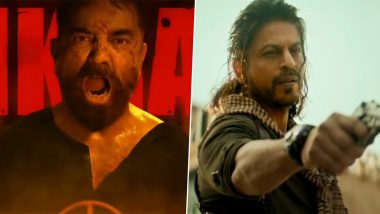 Kamal Haasan Jokingly Says 'I Will Talk to Shah Rukh Khan' Over Pathaan X Vikram Crossover (Watch Video)