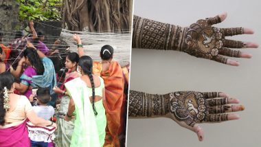 Easy Mehndi Designs for Vat Savitri 2023: Beautiful Mehendi Patterns and Henna Design Videos for Auspicious Hindu Fasting-Festival