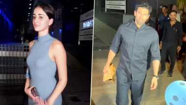 Rumoured Couple Aditya Roy Kapur, Ananya Panday Step Out An A Dinner Date In Mumbai (Watch Video)