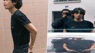 BTS V aka Kim Taehyung Latest Pictures: TaeTae Looks Hot in Black Tuck-In T-Shirt and Denim, Check K-Pop Star's Stylish Fit