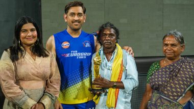 MS Dhoni Meets Oscar-Winning Documentary The Elephant Whisperers' Team, Gifts Them CSK Jerseys (View Pics)