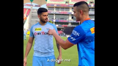 IPL 2023: Arjun Tendulkar Bitten by Dog Ahead of LSG vs MI Match, Reveals Incident While Meeting Yudhvir Singh Charak and Mohsin Khan (Watch Video)