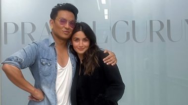 Met Gala 2023: Alia Bhatt Poses with Designer Prabal Gurung Ahead of Her Red Carpet Debut (View Pic)