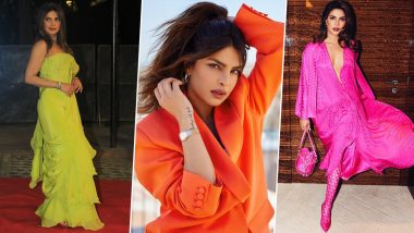 Priyanka Chopra Jonas in Neon Outfits! From Hot Pink to Fluorescent Yellow, Citadel Actress Shows How To Wear Neon Outfit in Style (View Photos)