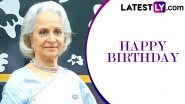 Waheeda Rehman Birthday: Did You Know Veteran Actress Refused To Change Her Name When Guru Dutt Suggested it for CID?