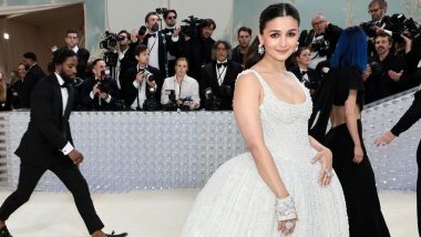 Met Gala 2023: Alia Bhatt’s Fans Yell ‘I Love You’ and the Actress Has the Most Adorable Reaction (View Pics and Video)