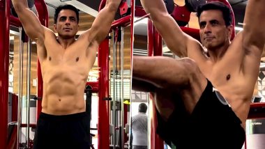 Sonu Sood Flaunts His Toned Body in His Latest Workout Video, Captions It as 'Fateh'