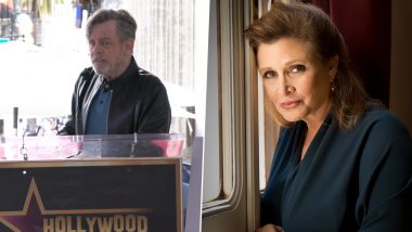 Mark Hamill Says He Will "Never Stop Missing" Carrie Fisher in His Emotional Speech During the Late Star's Hollywood Walk of Fame Ceremony (Watch Video)