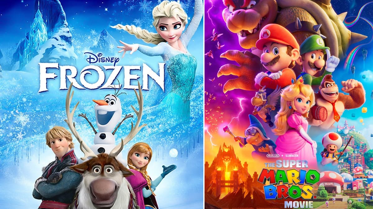 Super Mario Bros' Surpasses 'Frozen' as Second-Biggest Animated Film