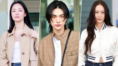 Cannes 2023: Jeon Yeo-been, Aespa, Krystal and Stray Kids' Hyunjin Leave for Film Festival (View Pics)