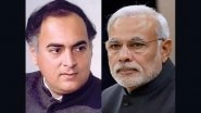 Rajiv Gandhi Death Anniversary 2023: PM Narendra Modi Pays Tributes to Former PM on His 32nd Death Anniversary