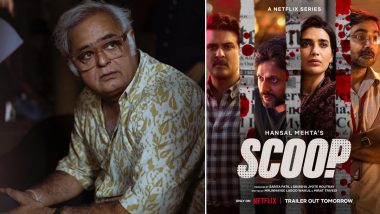 Hansal Mehta, Who Achieved Success With Scam 1992, Is Now Venturing Into the Series Format Once Again With Scoop (Watch Trailer)