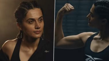 Taapsee Pannu Shares BTS Video of Her Dedication and Workout to Get an Athletic Body For a Sports Brand - WATCH