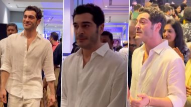 FICCI Frame 2023: Turkish Actor Burak Deniz Arrives in Mumbai for the 23rd Ceremony (Watch Video)