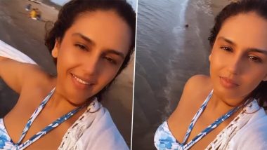 Huma Qureshi Flaunts Her Sexy Curves in a Blue Bikini! (Watch Video)