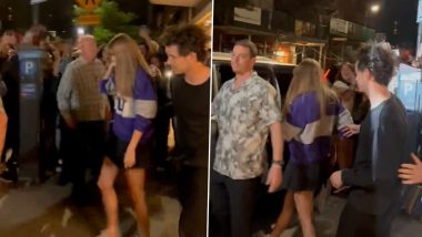 Rumoured Lovebirds Taylor Swift and Matty Healy Spotted Leaving Electric Lady Studios Together in New York (Watch Video)