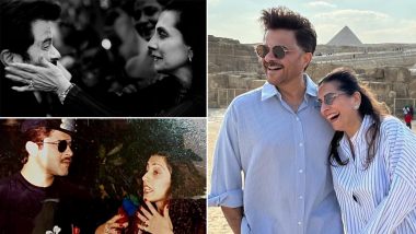 Anil Kapoor and Sunita Kapoor's 50th Marriage Anniversary: Actor Goes Down The Memory Lane, Shares Beautiful Pictures With His Wife Over the Years (View Pics)